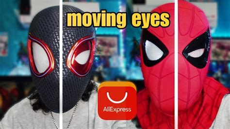 Mascaras De Spider Man Con Ojos Movibles Unboxing Review Spidey