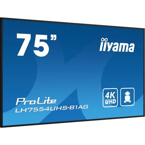 Iiyama Prolite Lh Uhs B Ag K Ultra Hd Public Display Zwart K