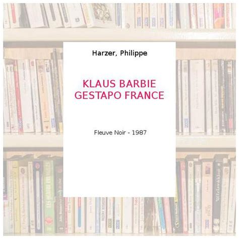 KLAUS BARBIE GESTAPO FRANCE - Label Emmaüs