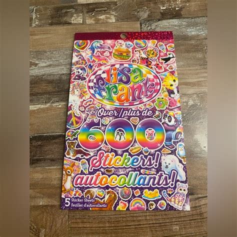 Lisa Frank Other Lisa Frank Sticker Book 60 Stickers 5 Sticker Sheets In Each Book New