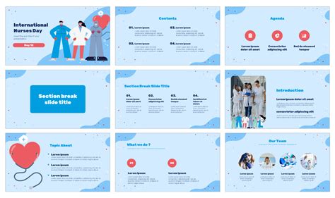 International Nurses Day Free Presentation Template