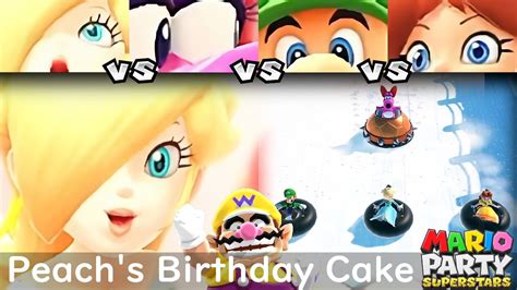 Mario Party Superstars Rosalina Vs Birdo Vs Luigi Vs Daisy In Peachs