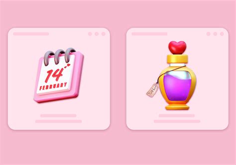 Valentine S Day 3d Icon Pack On Behance