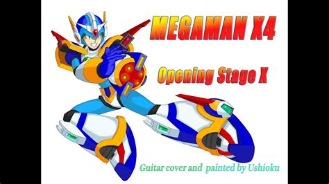 Megaman X Opening Stage X Guitar Cover By Ushioku X