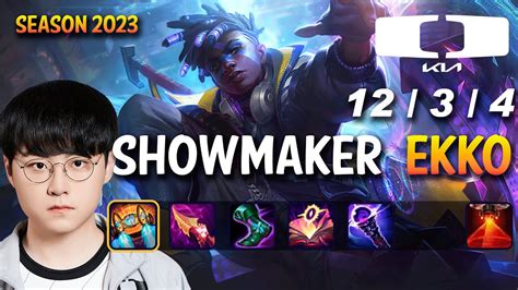 Dk Showmaker Ekko Vs Katarina Mid Patch Kr Ranked Youtube