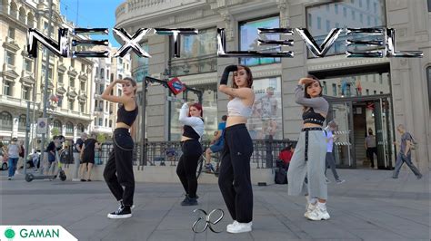 Kpop In Public Spain Aespa 에스파 Next Level Dance Cover One Take