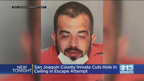 San Joaquin County Inmate Cuts Hole In Ceiling In Escape Attempt Youtube