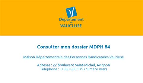 Consulter mon dossier MDPH en ligne Connexion à mon compte