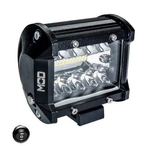 Farol Milha Neblina 60w Dual Color StroboTechnoise Powersports