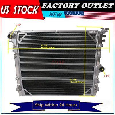 Rows All Aluminum Radiator For Jeep Wrangler Jk L Ebay In