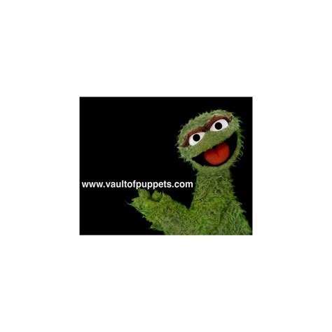 Handcrafted Replica of Oscar the Grouch Puppet from the Muppet Show