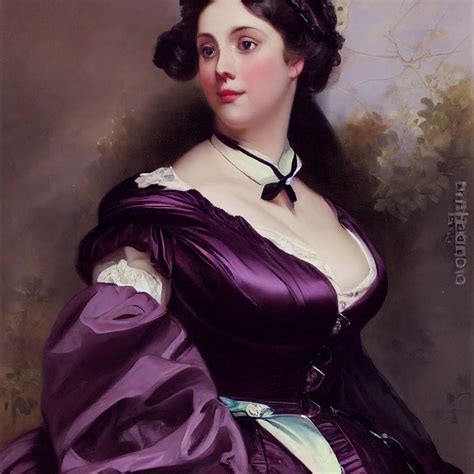 Prompthunt Style Of Franz Xaver Winterhalter Oil Painting Portrait