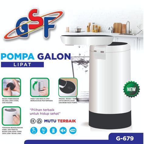 Jual POMPA AIR GALON ELECTRIC Q2 LIPAT PORTABLE WATER ELECTRIC POMPA