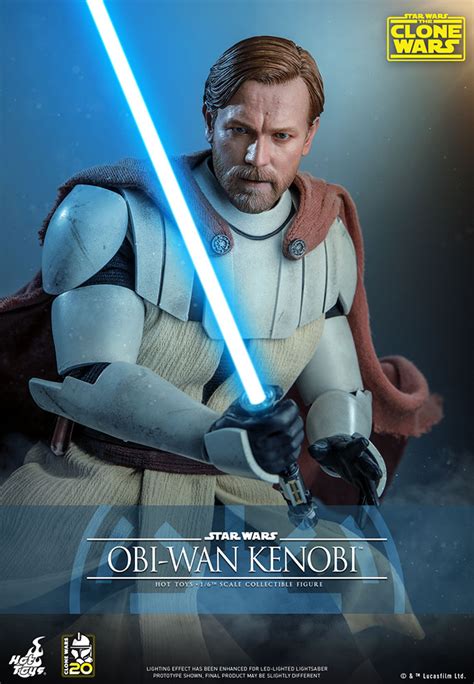 Star Wars The Clone Wars Obi Wan Kenobi Scale Figure Hot Toys Tms