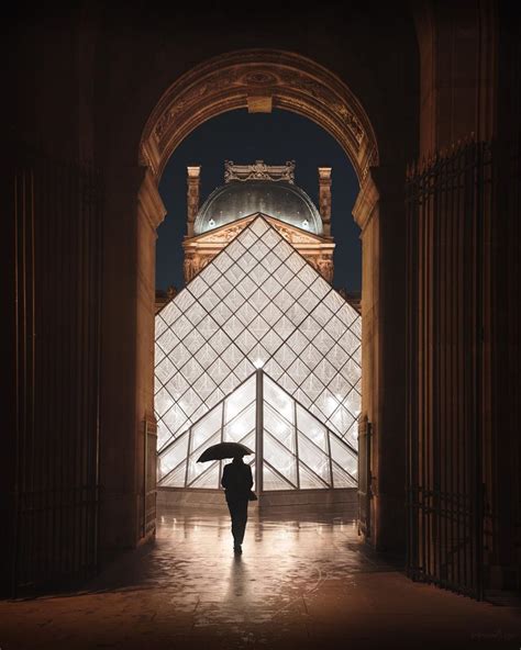 Michael Sidofsky On Instagram A Rainy Evening At The Louvre