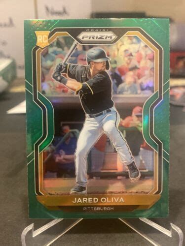 2021 Panini Prizm Green Prizm Jared Oliva 34 Rookie RC Pittsburgh EBay