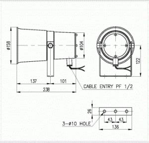 SEHN25 Electric Horns For Vessels And Heavy Industrial Applications