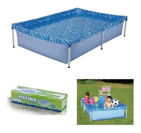 Piscina Infantil Litros Estrutural Retangular Mor