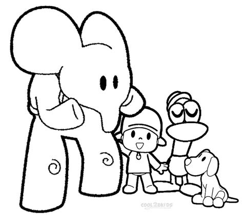 Dibujos De Pocoyo Para Colorear Páginas Para Imprimir Gratis