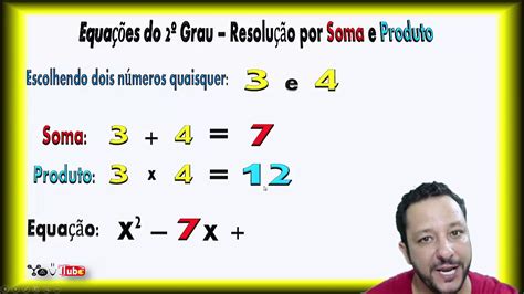 Resolu O Por Soma E Produto Equa O Do Grau Aprenda A Usar