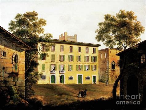 Napoleons Birthplace In Ajaccio France Th Century Painting By