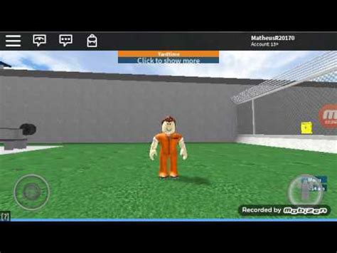 Roblox Fui Preso Na Cadeia Youtube