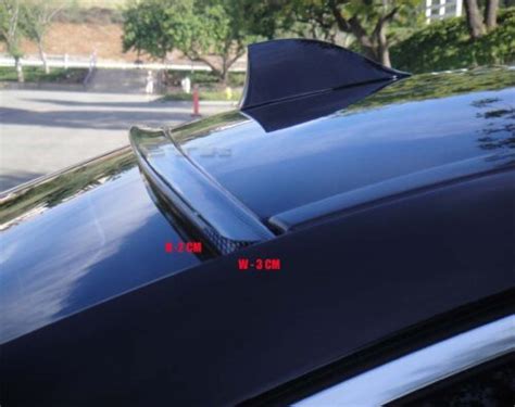 JR2 CARBON LOOK Fit 2013 2019 CADILLAC XTS 4D Rear Window Roof Spoiler