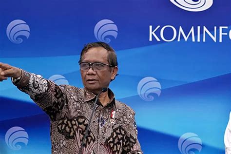 Sanggahan Mahfud MD Terkait Dugaan Aliran Dana Korupsi Yang Mengalir Ke