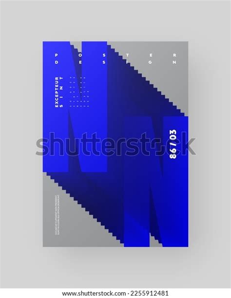 Abstract Posters Design Kit Vertical A4 Stock Vector (Royalty Free ...