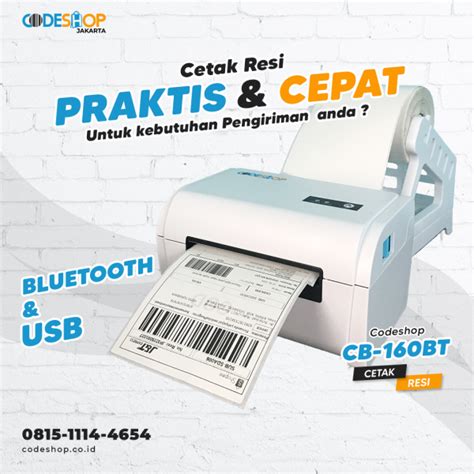 Cetak Barcode Dengan Mesin Modern Toko Alat Kasir Barcode Scanner