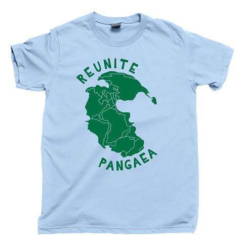 Reunite Pangaea T Shirt Supercontinent Pangea Map Jurassic Tee