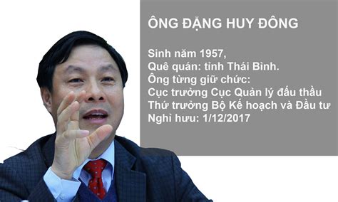 Ông Đặng Huy Đông Dùng Tiền Của Dân Sao Phải Bí Mật Vietnamnet