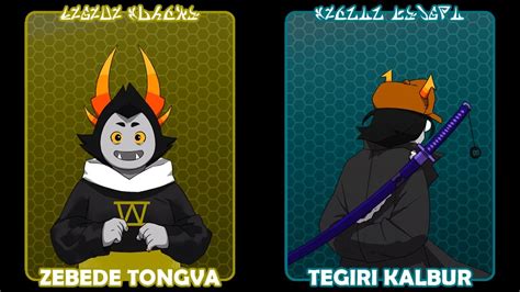 Hiveswap Friendsim Volume Zebede Tongva Tegiri Kalbur Nerds