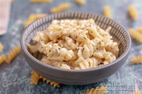 Soul-satisfying Creamy Garlic Fusilli Pasta Recipe - Tantalise My Taste ...