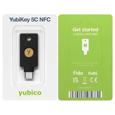 Yubico YubiKey 5C NFC USB-C FIDO2 / Smart Card Security Token — GOV-SERIAL (1PK) (YK5C-NFC-GOV-SERIAL-1PK)