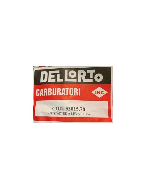 Kit Aria Starter A Leva Per Carburatore Dellorto Phva