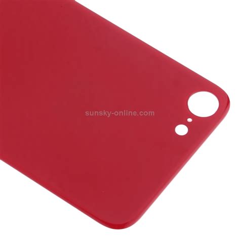 Easy Replacement Big Camera Hole Glass Back Battery Cover With Adhesive