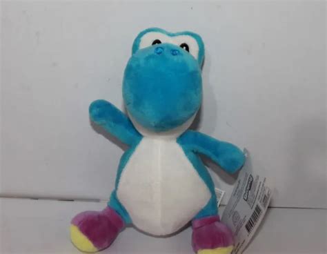 Nintendo Super Mario Blue Yoshi 2021 Plush Toy 8 Nintendo Swing Tag