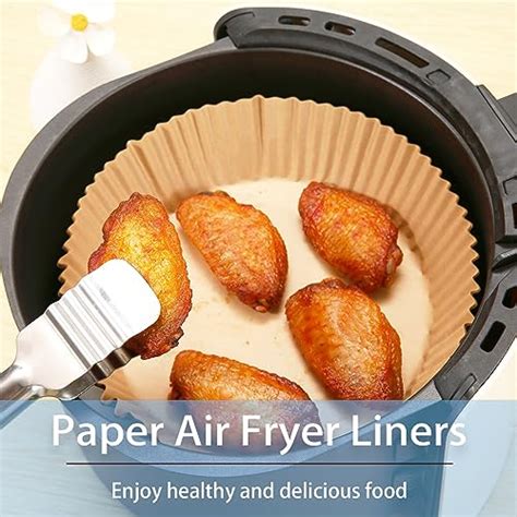 Foopama Air Fryer Paper Liners 100 Pcs Disposable Non Stick Air Fryer