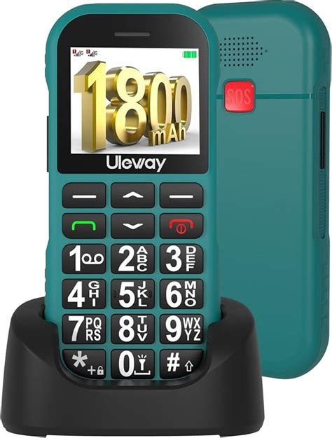 uleway Téléphone Portable Senior Débloqué avec Grosses Touches GSM