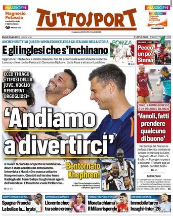 Prima Pagina Tuttosport Andiamo A Divertirci Ilovepalermocalcio