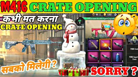 Pubg Lite M416 Glacier Crate Opening Pubg Lite New Crate Opening