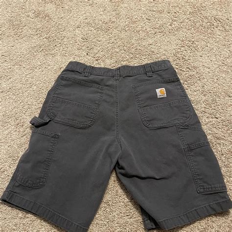 Grey Carhartt Jorts Relaxed Fit Dm With Any Depop