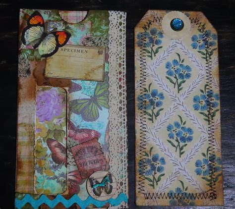 Collaged Junk Mail Envelope Tag Set Etsy