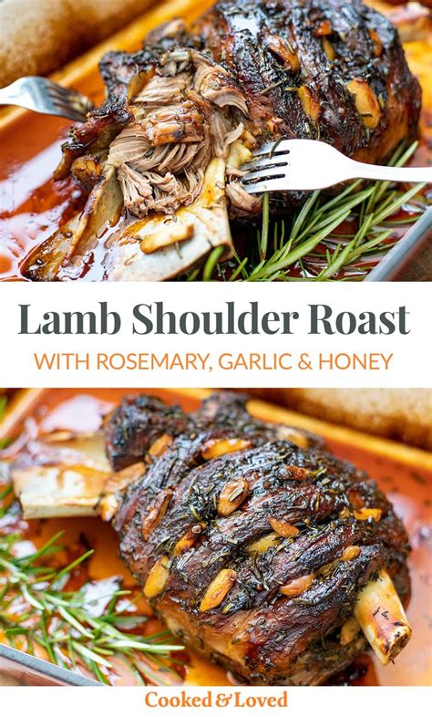 Slow Cooked Lamb Shoulder With Rosemary Garlic Honey Recipe Concepts