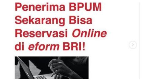 Cek Penerima Blt Umkm Di Eform Bri Co Id Bpum Atau Banpresbpum Id Ini