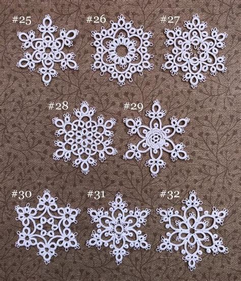 Tatted Snowflake Patterns Free After You Have Made A Few You Can