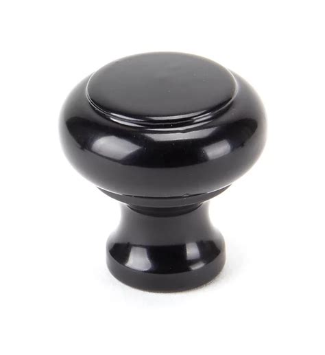 From The Anvil Black Regency Cabinet Knob Small Diy At Bandq