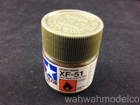 Tamiya 81751 Acrylic Mini Xf 51 Khaki Drab 10ml