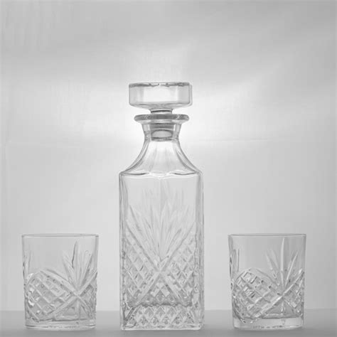 5 Piece Evoke Decanter DOF Glass Set Temple Webster